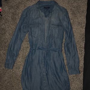Blue denim American eagle dress